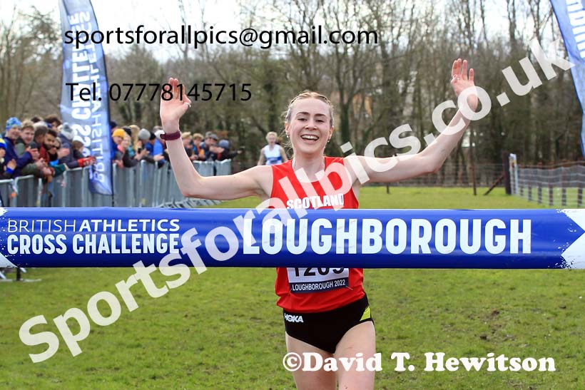 Senior Womens 2022 CAU Inter Counties Cross Country, Prestwold Hall, Loughborough.  Photo: David T. Hewitson/Sports for All Pics